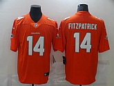 Nike Dolphins 14 Ryan Fitzpatrick Orange Vapor Untouchable Limited Jersey,baseball caps,new era cap wholesale,wholesale hats